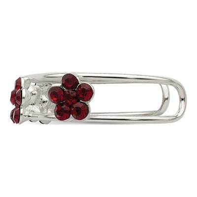 Sterling Silver Crystal Floral Toe Ring – view 5