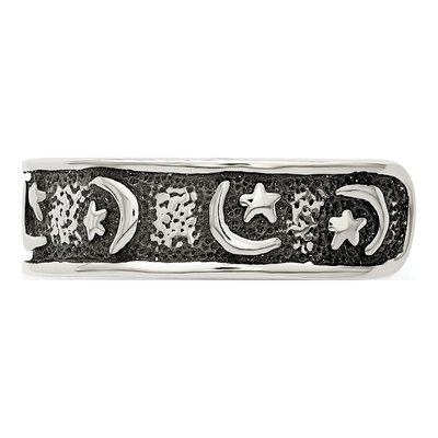 Sterling Silver Moon Star Toe Ring – view 5