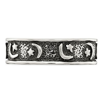 Sterling Silver Moon Star Toe Ring – view 6