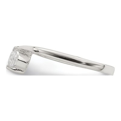 Sterling Silver CZ Toe Ring – view 4