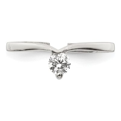 Sterling Silver CZ Toe Ring – view 5