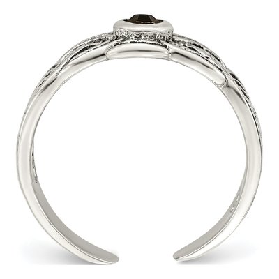 Sterling Silver CZ Toe Ring – view 3