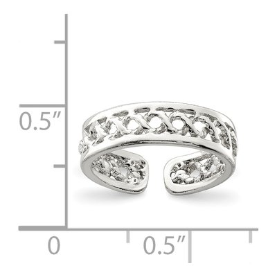 Sterling Silver Toe Ring – view 4