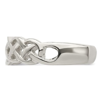 Sterling Silver Celtic Weave Toe Ring – view 5