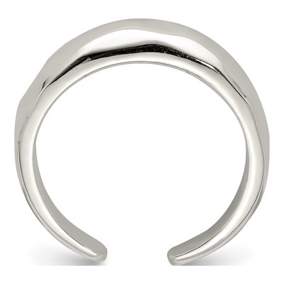 Sterling Silver Domed Toe Ring – view 3