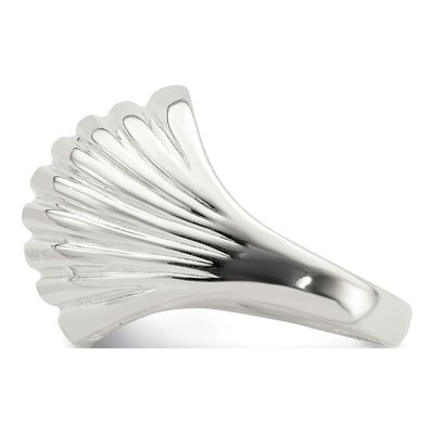 Sterling Silver Domed Ring – view 4