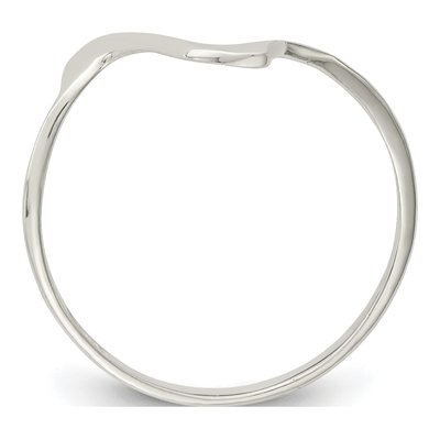 Sterling Silver Wavy Ring – view 3