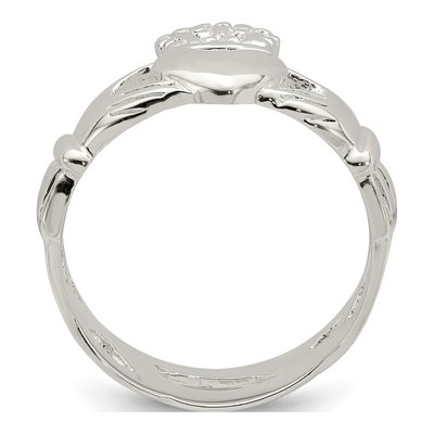 Sterling Silver Claddagh Ring – view 3