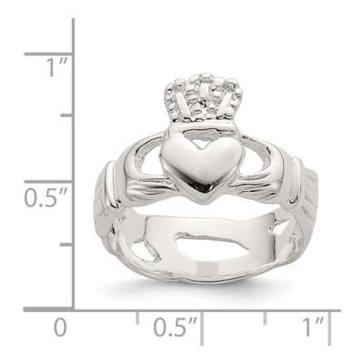 Sterling Silver Claddagh Ring – view 4