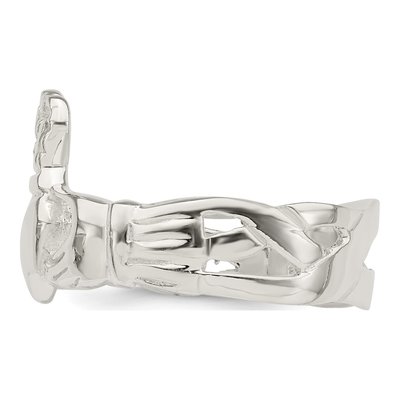 Sterling Silver Claddagh Ring – view 5