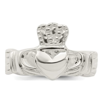 Sterling Silver Claddagh Ring – view 6