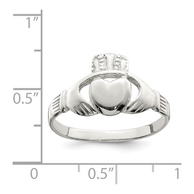 Sterling Silver Claddagh Ring – view 4