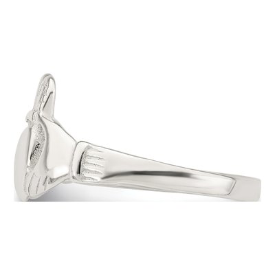 Sterling Silver Claddagh Ring – view 5