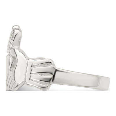 Sterling Silver Claddagh Ring – view 5