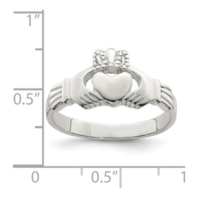 Sterling Silver Claddagh Ring – view 4