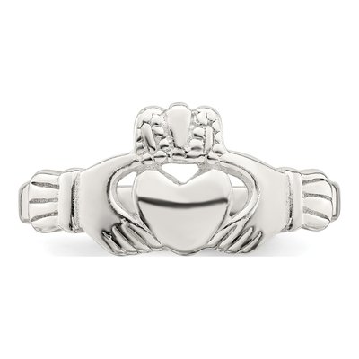 Sterling Silver Claddagh Ring – view 6