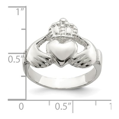 Sterling Silver Claddagh Ring – view 4
