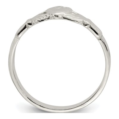 Sterling Silver Claddagh Ring – view 3