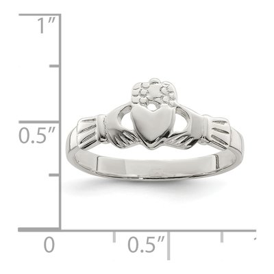 Sterling Silver Claddagh Ring – view 4