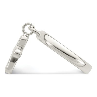 Sterling Silver Cross Dangle Ring – view 5