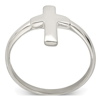 Sterling Silver Cross Ring – view 3