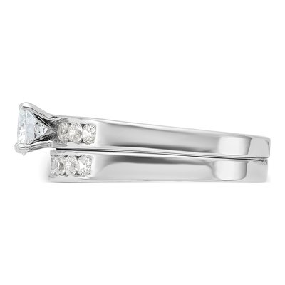 Sterling Silver CZ Ring Set – view 4