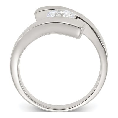 Sterling Silver CZ Ring – view 3