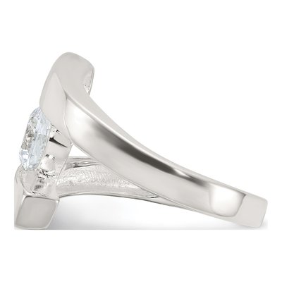 Sterling Silver CZ Ring – view 5