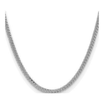 Sterling Silver 3.25mm Diamond-Cut Domed Curb Chain – view 2