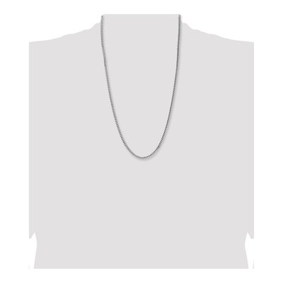 Sterling Silver 4mm Diamond-Cut Domed Curb Chain – view 4