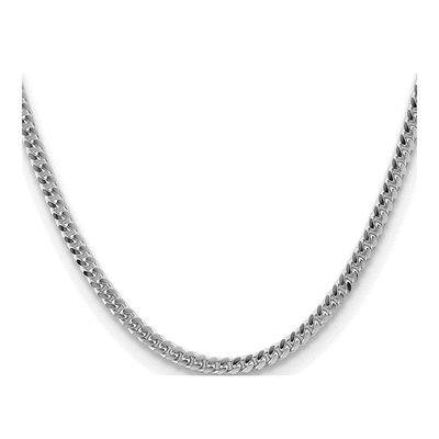 Sterling Silver 4mm Diamond-Cut Domed Curb Chain – view 2