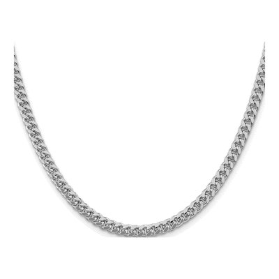 Sterling Silver 5mm Diamond-Cut Domed Curb Chain – view 2