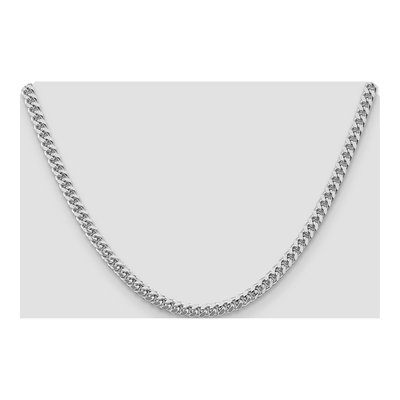 Sterling Silver 5mm Diamond-Cut Domed Curb Chain – view 4