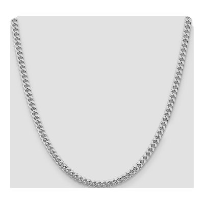 Sterling Silver 5mm Diamond-Cut Domed Curb Chain – view 4