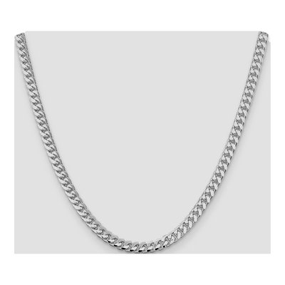 Sterling Silver 6mm Diamond-Cut Domed Curb Chain – view 4