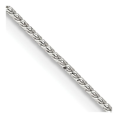 Sterling Silver 0.95mm 95mm Round Franco Chain