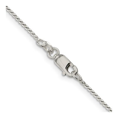 Sterling Silver 1mm Round Franco Chain – view 3