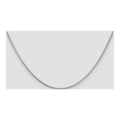 Sterling Silver 1mm Round Franco Chain – view 4
