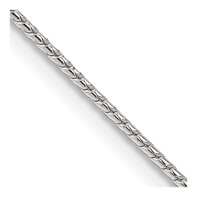 Sterling Silver 1mm Round Franco Chain