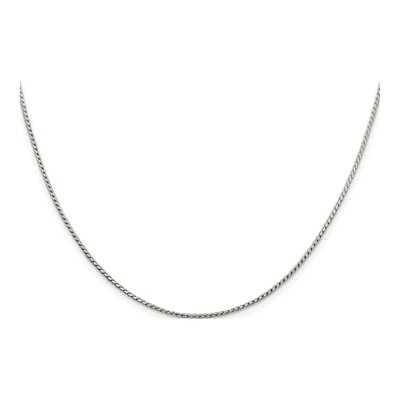 Sterling Silver 1.25mm Round Franco Chain – view 2