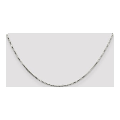 Sterling Silver 1.25mm Round Franco Chain – view 4