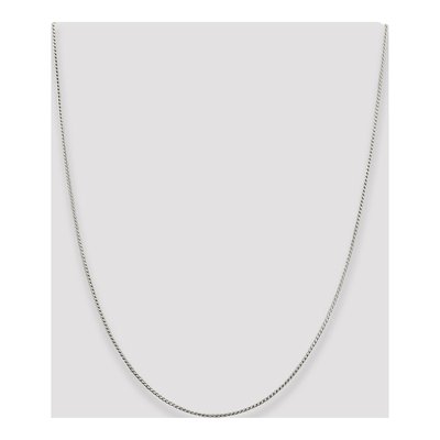 Sterling Silver 1.25mm Round Franco Chain – view 4