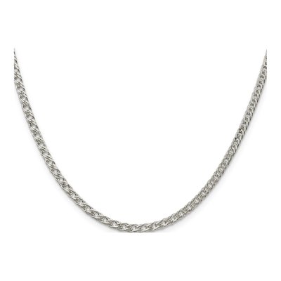 Sterling Silver 3.3mm Rambo Open Link Chain – view 2