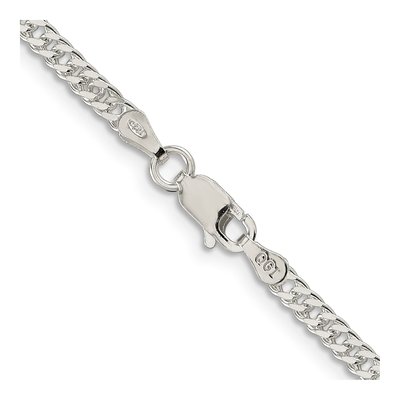 Sterling Silver 3.3mm Rambo Open Link Chain – view 3