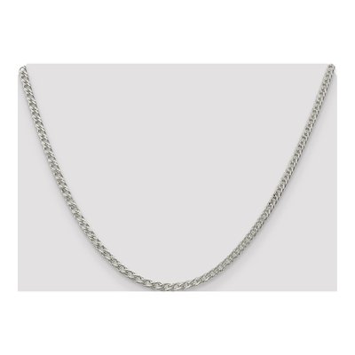Sterling Silver 3.3mm Rambo Open Link Chain – view 4