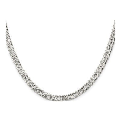 Sterling Silver 5.5mm Rambo Open Link Chain – view 2