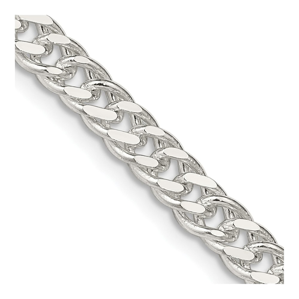 Sterling Silver 5.5mm Rambo Open Link Chain