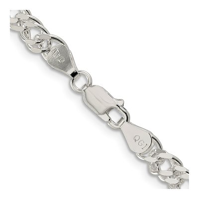 Sterling Silver 5.5mm Rambo Open Link Chain – view 3