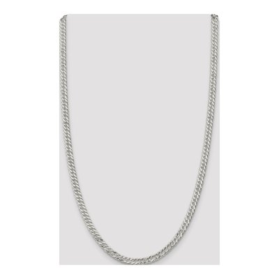 Sterling Silver 5.5mm Rambo Open Link Chain – view 4