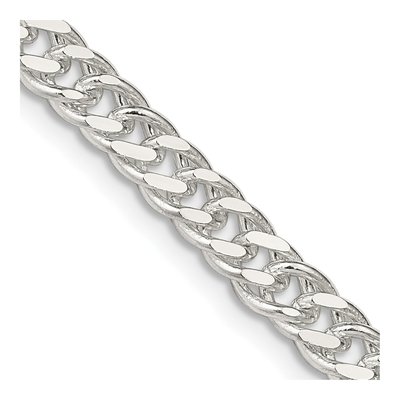 Sterling Silver 5.5mm Rambo Open Link Chain